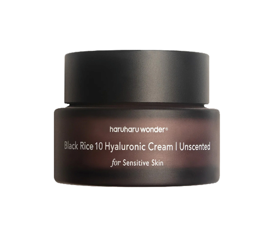 Haruharu Wonder Black Rice 10 Unscented Hyaluronic Cream For Sensitive Skin 50ml