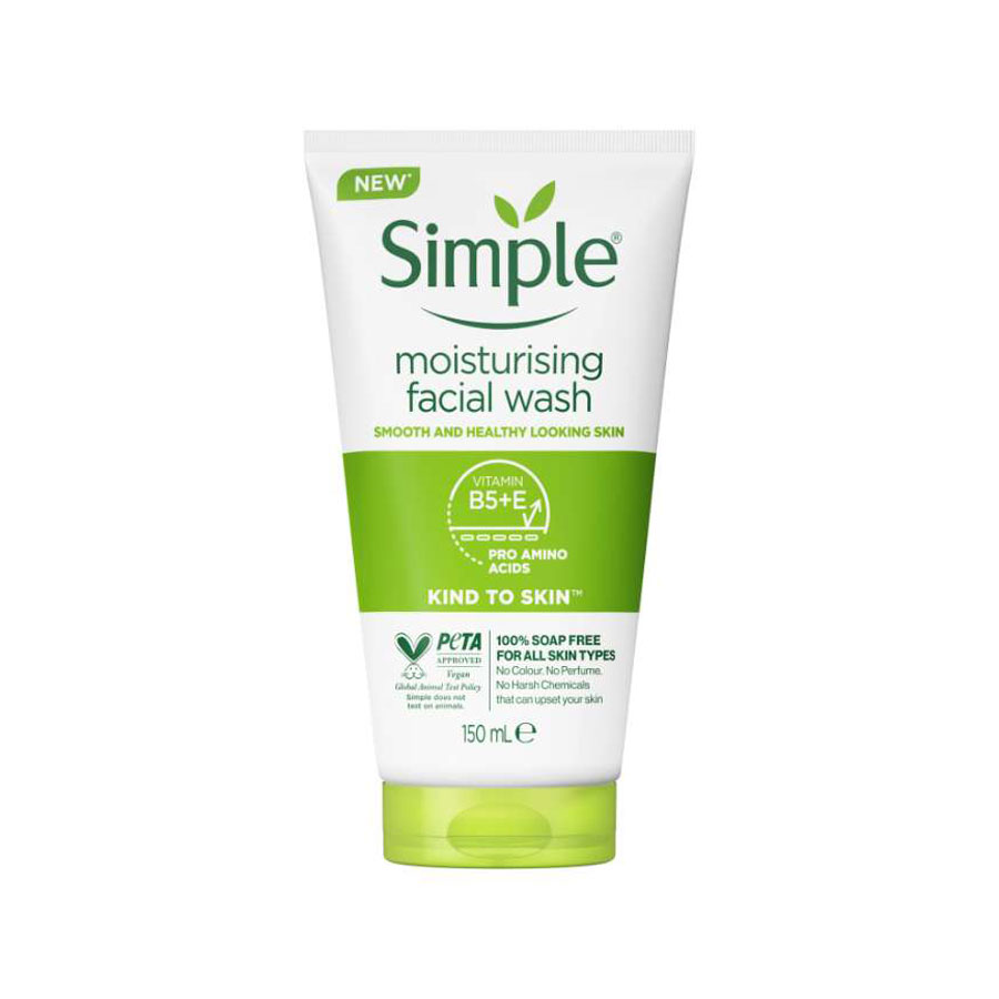 Simple Kind To Skin Moisturising Face Wash 150ml