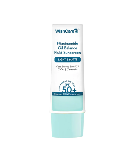 WishCare Niacinamide Oil Balance Fluid Sunscreen SPF 50 PA++++ 50g