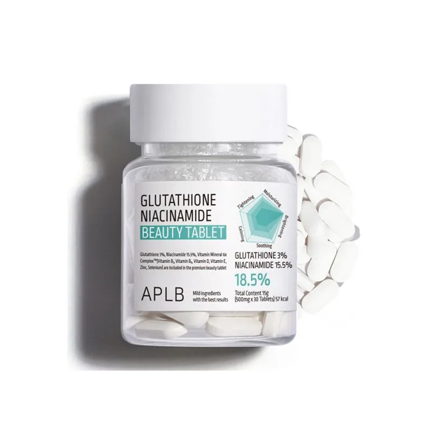 APLB Glutathione Niacinamide Beauty Tablet 500mg x 30 Tablets