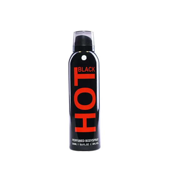 Black Hot Perfumed Body Spray 200ml