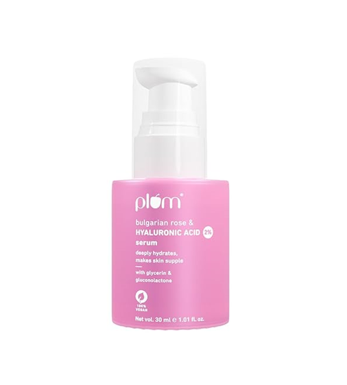 Plum 2% Hyaluronic Acid Face Serum with Bulgarian Rose 30ml