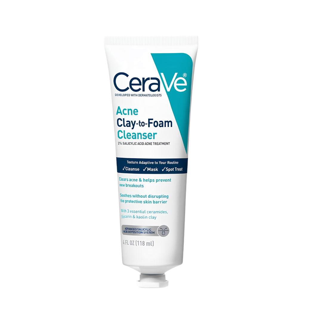 CeraVe Acne Clay To Foam Cleanser 118ml